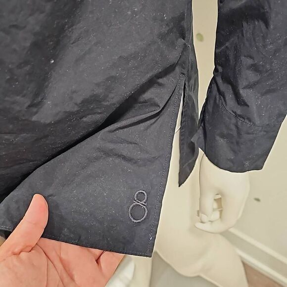 Lafayette 148 Button Down Cotton Shirt Sz XS - Picture 5 of 11